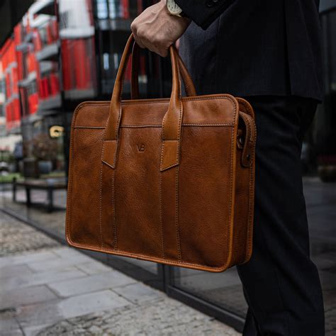 leather laptop bag men